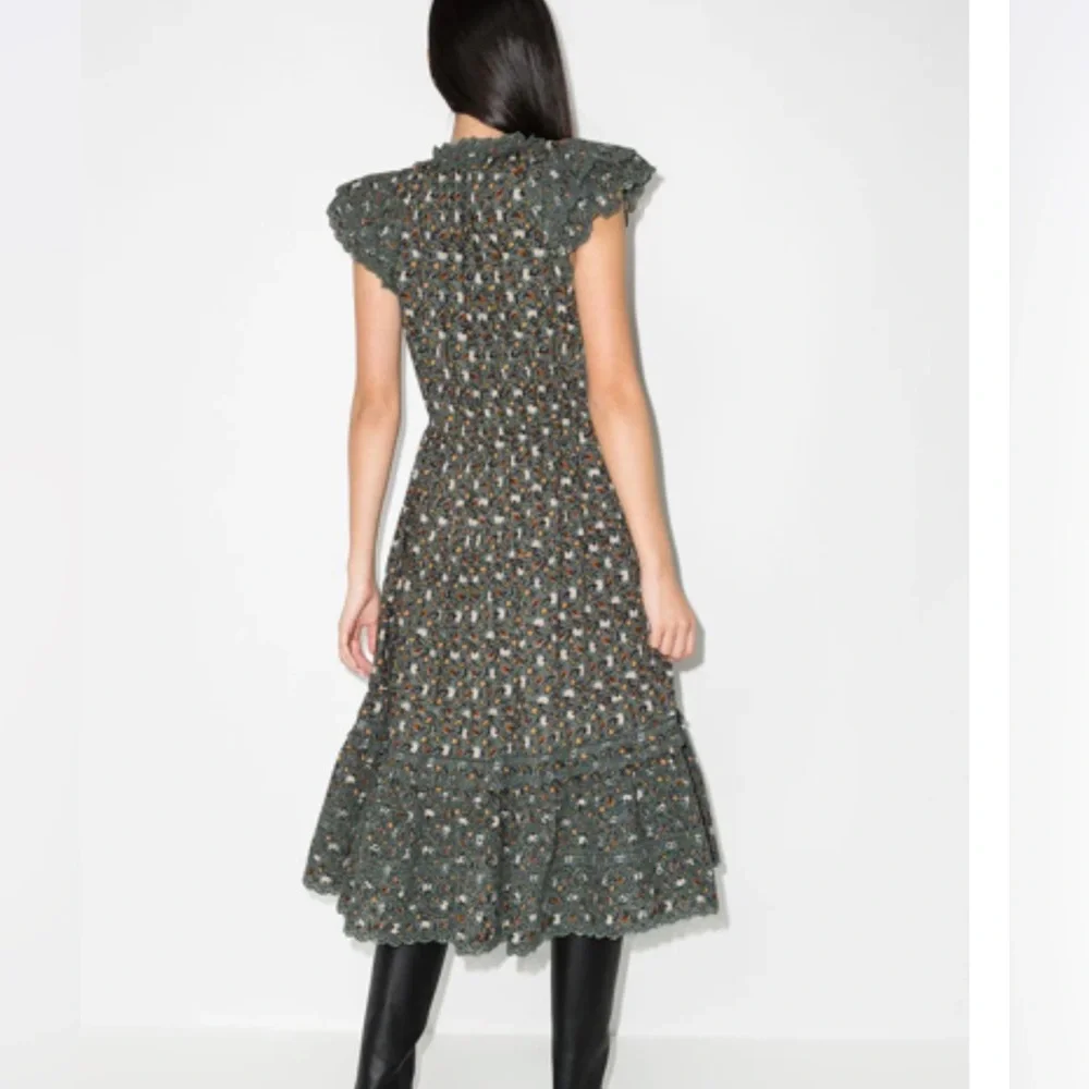 Ulla Johnson Floral Yvette Midi Dress Sz 6 - Picture 2 of 4